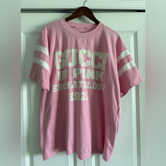 Men’s Pink Gucci T-Shirt ‘25 Eschatology